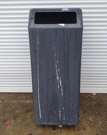 Afvalbak "Bammens Capitole Prestige  L", 70liter, donker grijs