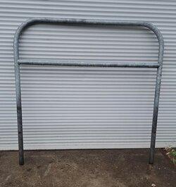 Geleide hek 147bX150h