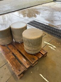 beton zit/anti parkeer blok 