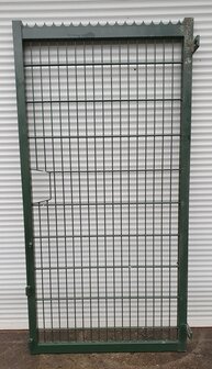 Staafmat poort B&times;H 100&times;200cm. Groen