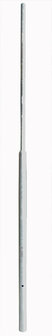 Flespaal, &oslash;7,5cm., gegalv.,  tot. lengte 2,50m.