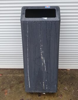 Afvalbak "Bammens Capitole Prestige  L", 70liter, donker grijs