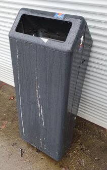 Afvalbak "Bammens Capitole Prestige  L", 70liter, donker grijs