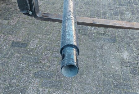 Hess mast 540cm lang, zwart