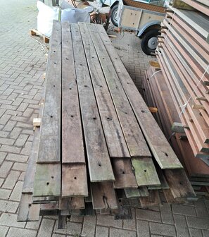 Leuning planken hard hout ( party )