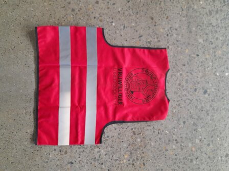 Veiligheidshesjes (rood) Troep Troopers Eindhoven (Maat XL)