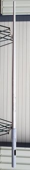 Lichtmast 4m. Aluminium &quot;Nedal Holland&quot; met maaibescherming, tot. lengte 4,80m.