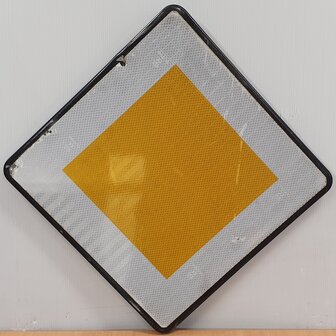 Verkeersbord B01 Voorrangsweg 60&times;60cm.