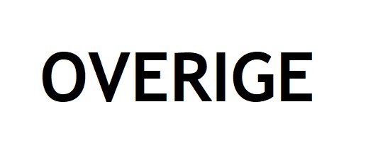 Overige