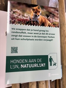 genneper parken Honden aan de lijn, natuurlijk!