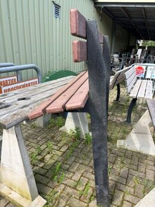 parkbank geheel kunststof