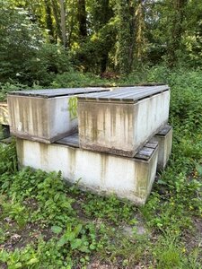 Beton zitbank zwaar 71cm x 200cm hoog 65cm