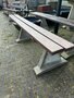 parkbank beton/ kunststof zonder rugleuning