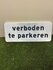 Verboden te parkeren_