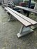 parkbank beton/ kunststof zonder rugleuning_